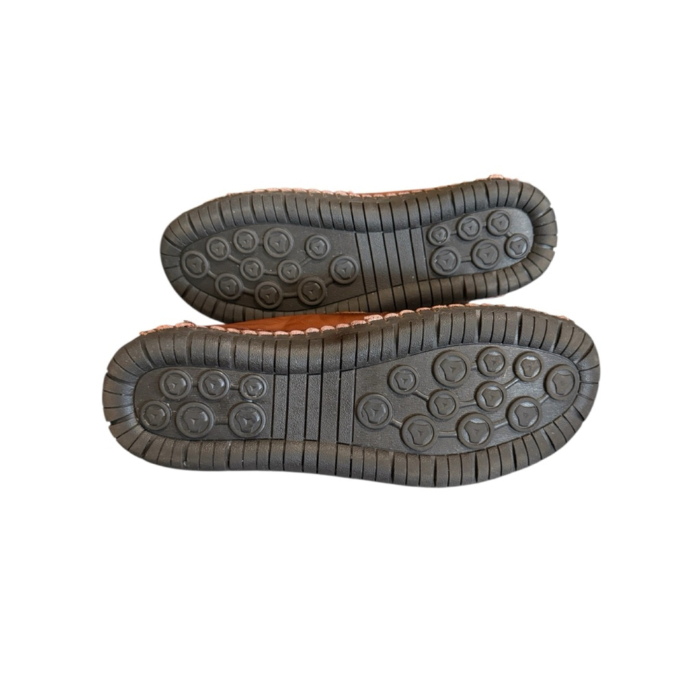 Walk Hero Rubber Brown Faux Leather Slip On Comfort Loafers EU 47 US 13-13.5 - Picture 10 of 11
